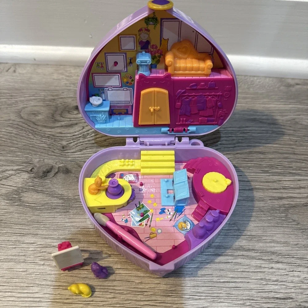 Polly Pocket Compact Playsets Lot Of 5 No Dolls